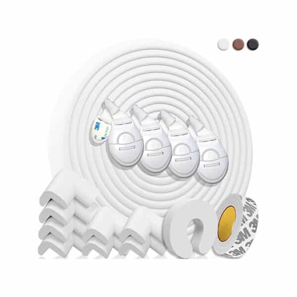 HAPPY CHLEA® Kantenschutz Baby und 8 Eckenschutz aus Schaumstoff