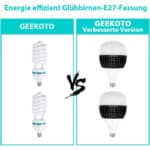 GEEKOTO Softbox Set Fotostudio 50 x 70cm, Dauerlicht – Bild 9
