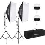 GEEKOTO Softbox Set Fotostudio 50 x 70cm