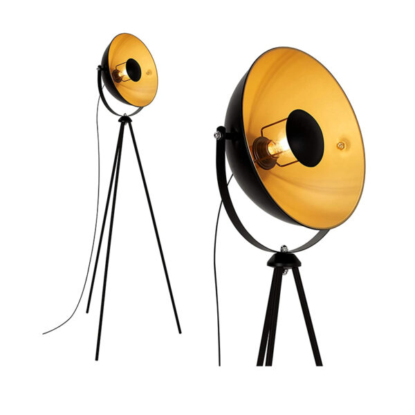 Briloner Leuchten - LED Stehleuchte, Max. 60W Vintage Lampe
