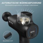 OPOVE M3 Pro 2 Massagepistole – Massage Gun mit LED-Display, 2500 U/min, Schwarz – Bild 3
