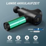 OPOVE M3 Pro 2 Massagepistole – Massage Gun mit LED-Display, 2500 U/min, Schwarz – Bild 2