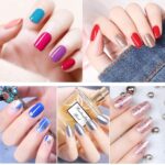 Gel Nagellack Set, MYSWEETY 6 Nude und 6 Glitzer Mehrfarbig – Bild 7