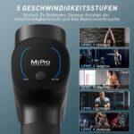 OPOVE M3 Pro 2 Massagepistole – Massage Gun mit LED-Display, 2500 U/min, Schwarz – Bild 5