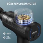 OPOVE M3 Pro 2 Massagepistole – Massage Gun mit LED-Display, 2500 U/min, Schwarz – Bild 6