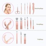 Maniküre Set, FAPPEN Pediküre Kit, 15tlg – Bild 2