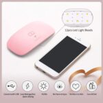 TOMICCA LED Nagellampe Starterset, 6ml 18 Farben UV Nagellack – Bild 5