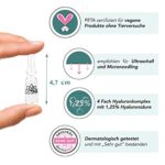 Dermaroller Ampullen – 1,25% Hyaluronsäure - 4Fach Hyaluron Booster– 30 Premium Glasampullen FACES OF FEY – Bild 3