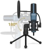 TONOR PC Mikrofon USB Computer, Plug & Play mit Stativ und Pop-Filter für Podcasts – Bild 6