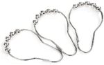 LIHAO 12x Duschringe Duschvorhangringe Edelstahl, 69x39mm – Bild 3