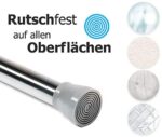 Springreen Teleskopstange – Extrem Fester und sicherer Halt ohne Bohren – universell nutzbar als Duschstange, Gardinenstange, Kleiderstange, Duschvorhangstange, Klemmstange u.v.m. – Bild 6