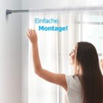 Springreen Teleskopstange – Extrem Fester und sicherer Halt ohne Bohren – universell nutzbar als Duschstange, Gardinenstange, Kleiderstange, Duschvorhangstange, Klemmstange u.v.m. – Bild 7