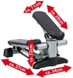 Ultrasport Up-Down-Stepper, Mini-Fitnessgerät inkl. Trainingscomputer – Bild 5