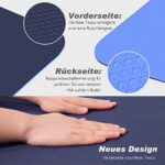 TOPLUS Gymnastikmatte, Yogamatte Gepolstert & rutschfest – Bild 3