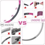 HZONE Hula Hoop, Zur Gewichtsreduktion und Massage – Bild 5
