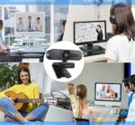 Jelly Comb 1080P HD Webcam mit Objektivdeckel, Streaming Webkamera – Bild 7