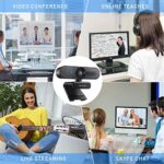 Jelly Comb 1080P HD Webcam mit Objektivdeckel, Streaming Webkamera – Bild 7