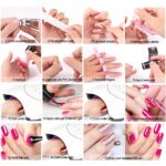 MYSWEETY Set mit UV Lampe, 15ml * 6 farbe Nagelgel – Bild 8