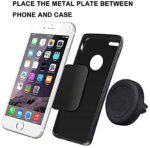 SKYEE[8 Stück] Metallplättchen Set Ersatzplatten 4 Runden+4 Rechteckig mit 3M Klebefolie – Bild 2