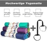 TOPLUS Gymnastikmatte, Yogamatte Gepolstert & rutschfest – Bild 7