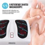 HoMedics Shiatsu Fussmassagegerät - 18 Massageköpfe für eine tiefenwirksame Shiatsu Massage – Bild 4