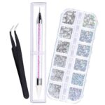 1500 Stück Strasssteine - Edelsteine für Nägel/ Kleidung/Handwerk