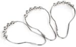 LIHAO 12x Duschringe Duschvorhangringe Edelstahl, 69x39mm – Bild 10