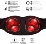iKristin Shiatsu Nackenmassagegerät mit Wärme – 3D Tiefenmassage für Nacken, Rücken & Taille
