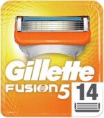 Gillette Fusion 5 Rasierklingen mit Trimmerklinge für Präzision und Gleitbeschichtung, 14 Ersatzklingen
