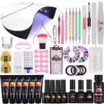 MYSWEETY Set mit UV Lampe, 15ml * 6 farbe Nagelgel – Bild 10