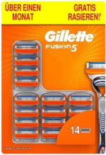 Gillette Fusion 5 Rasierklingen mit Trimmerklinge für Präzision und Gleitbeschichtung, 14 Ersatzklingen – Bild 6