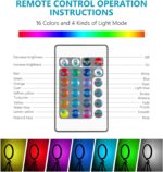 Neewer 12 Zoll RGB-Ringlicht Selfie-Ringlicht mit Stativständer und Telefonhalter – Bild 13