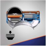Gillette Fusion 5 Rasierklingen mit Trimmerklinge für Präzision und Gleitbeschichtung, 14 Ersatzklingen – Bild 4