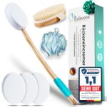 Rücken-Eincremehilfe 2025 – Komfort-Design mit 4 austauschbaren Pflegepads