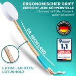 Rücken-Eincremehilfe 2025 – Komfort-Design mit 4 austauschbaren Pflegepads – Bild 7