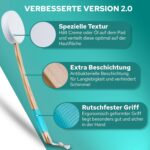 Rücken-Eincremehilfe 2025 – Komfort-Design mit 4 austauschbaren Pflegepads – Bild 4