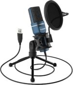 TONOR PC Mikrofon USB Computer, Plug & Play mit Stativ und Pop-Filter für Podcasts – Bild 8