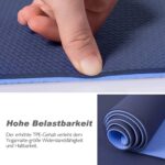 TOPLUS Gymnastikmatte, Yogamatte Gepolstert & rutschfest – Bild 10