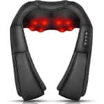 iKristin Shiatsu Nackenmassagegerät mit Wärme – 3D Tiefenmassage für Nacken, Rücken & Taille