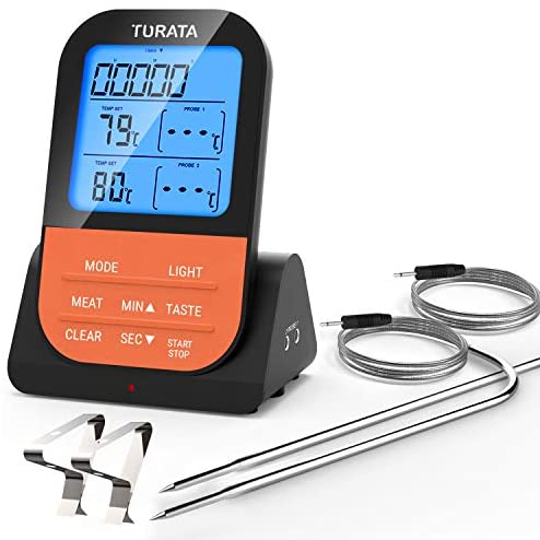 MixcMax Küchenthermometer Fleischthermometer Grill Bratenthermometer