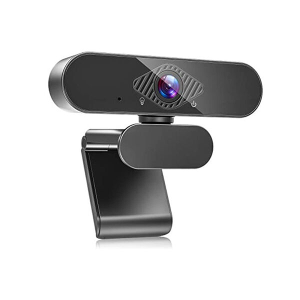 Webcam mit Mikrofon, HD 1080P Web Kamera mit 120° Blickfeld