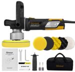 Exzenter Poliermaschine, Ginour Polierer 6 Variable Geschwindigkeit, mit 5 PCS 150-mm Polierschwamm – Bild 7