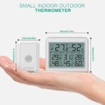 ORIA Digital Thermometer, Innen/Aussen mit 3 Aussensensor – Bild 5