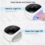 O'Vinna 52 W UV-LED-Lampe für Gelnägel, Nageltrockner mit Autosensor – Bild 5