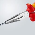 KNIPEX Flachrundzange mit Schneide (Radiozange) 1000V-isoliert (160 mm) 25 06 160 – Bild 4