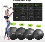 Trideer Dicker Gymnastikball inklusive Pumpe – Bild 7
