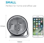 Fancii Kleiner USB Ventilator Ultra Leise, Mini Tischventilator – Bild 2