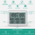 ORIA Digital Thermometer, Innen/Aussen mit 3 Aussensensor – Bild 2
