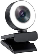 Webcam für Game-Streaming 1080p/Einstellbarer Ringlicht/Autofokus (AF) – Bild 8