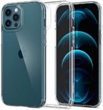 Spigen Ultra Hybrid Hülle Kompatibel mit iPhone 12 Pro Max -Crystal Clear